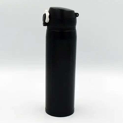 Black Stainless Steel Water Bottle - simple